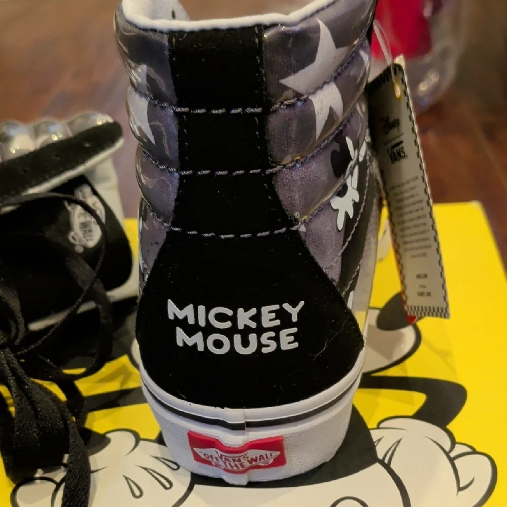 Vans Disney High-Top Sneakers - Black and Gray - Picture 3 of 5